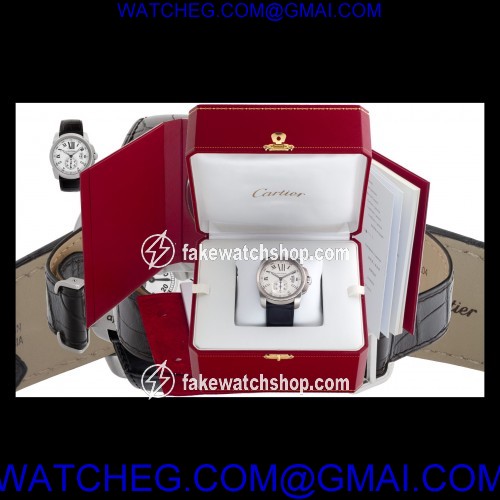 Cartier W7100041 Calibre Automatic Unisex Stainless Steel 2