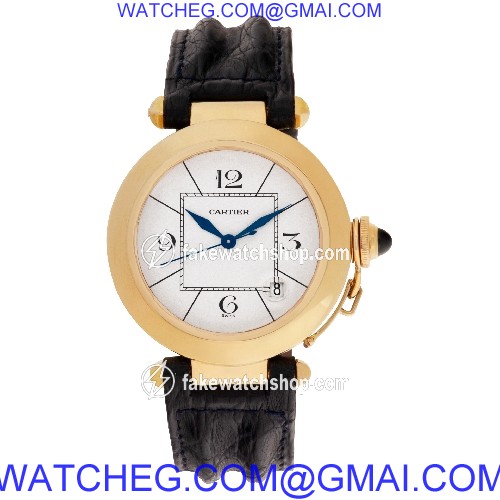 Cartier W3004856 Pasha 38mm Automatic Male 18k yellow gold 2