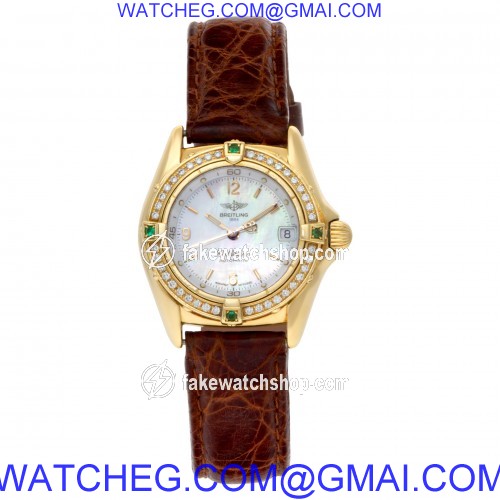 Breitling k31043 Callistino Automatic Female 18k yellow gold 2