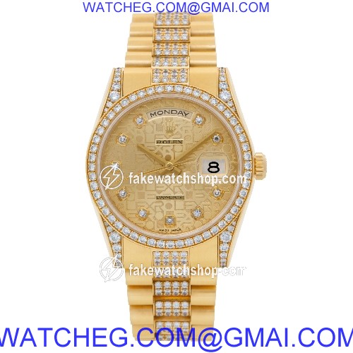 Rolex 118388 Day-Date Automatic Male 18k yellow gold 2