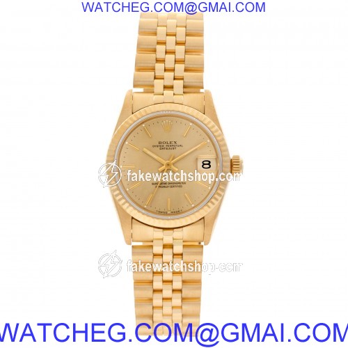 Rolex 68278 Datejust Automatic Unisex 18k yellow gold 2