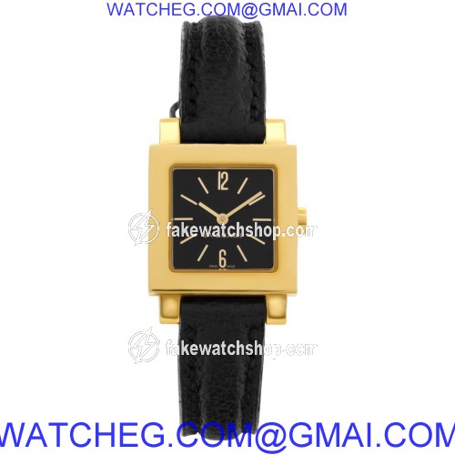 Bvlgari SQ22GL Quadrato Quartz Female 18k yellow gold 2