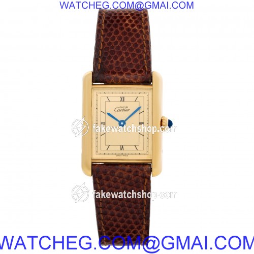 Cartier Cartier 1548 Tank Vermeil Quartz Unisex Vermeil 2