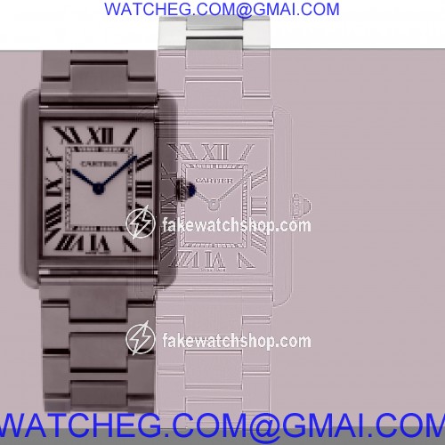 Cartier W5200014 Tank Solo Quartz Unisex Stainless Steel 2
