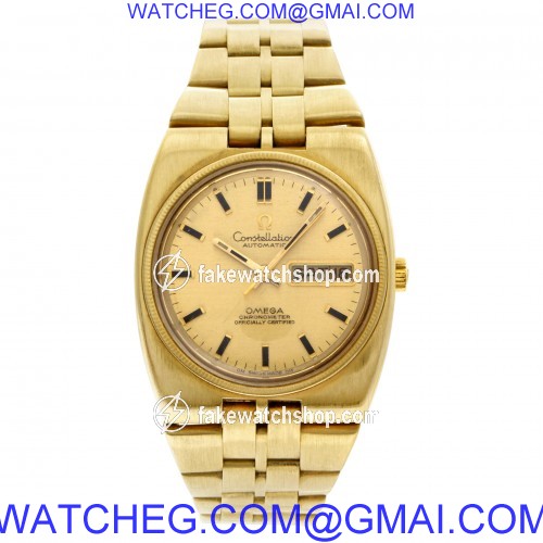 Omega 168.045 Constellation Automatic Male 18k yellow gold 2