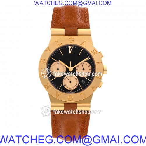 Bvlgari CH35 G Diagono Quartz Unisex 18k yellow gold 2