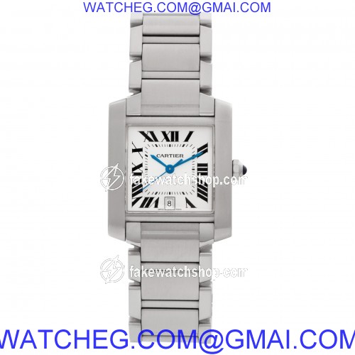 Cartier W51002Q3 Tank Francaise Automatic Male Stainless Steel 2