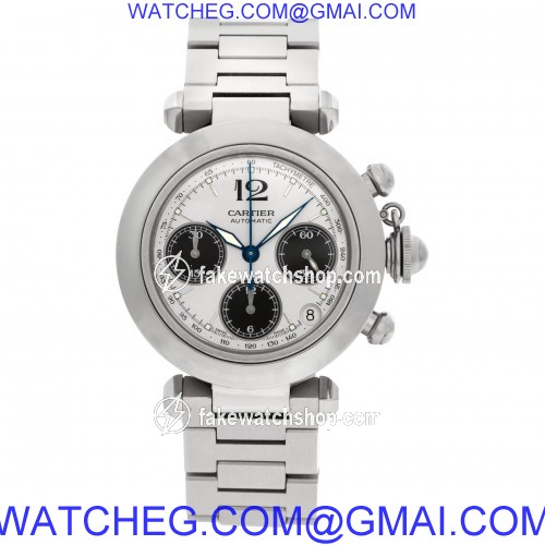 Cartier 2412 Pasha Automatic Male Stainless Steel 2