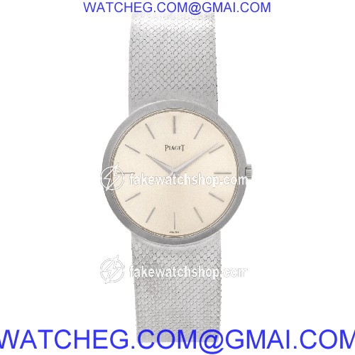 Piaget 9633 Classic Manual Male 18k White Gold 2