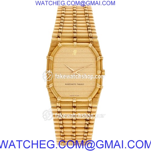 Audemars Piguet 56205 Bamboo Quartz Unisex 18k yellow gold 2