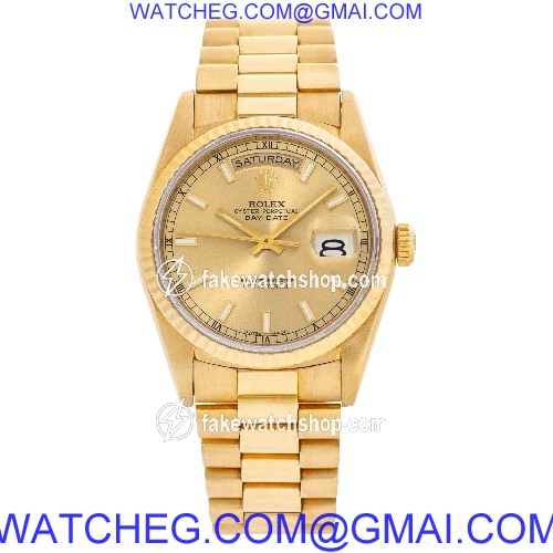 Rolex 18238 Day-Date Automatic Male 18k yellow gold 2
