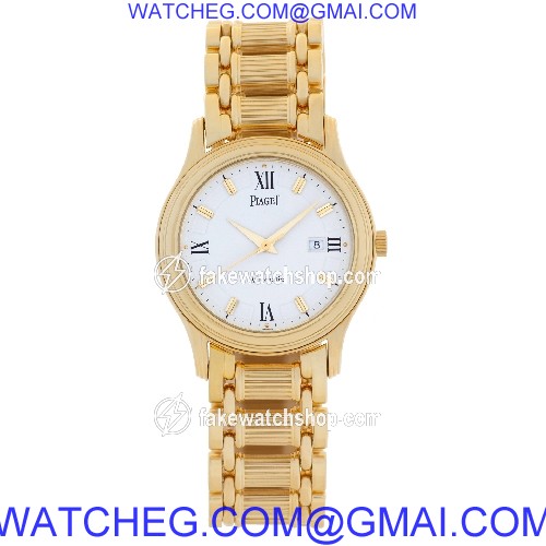 Piaget 24001 M 501 D Polo Automatic Unisex 18k yellow gold 2