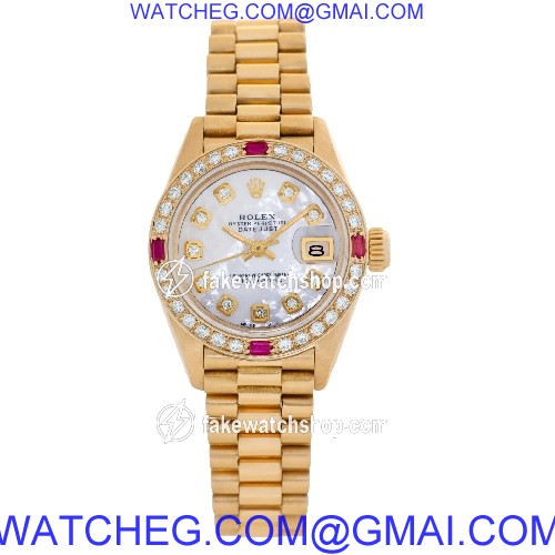 Rolex 69178 Datejust Automatic Female 18k yellow gold 2