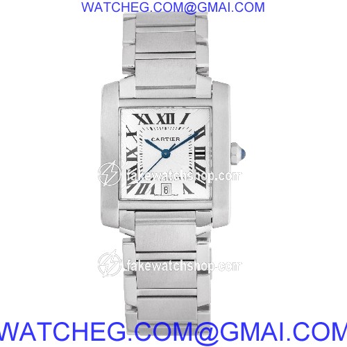Cartier W51002Q3 Tank Francaise Automatic Unisex Stainless Steel 2