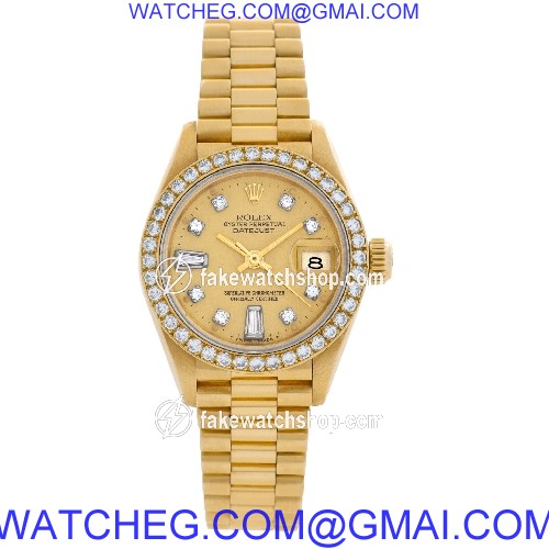 Rolex 69178 Datejust Automatic Female 18k yellow gold 2