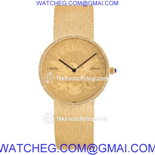 Corum 1904 $20 Coin Automatic Male 18k yellow gold 2