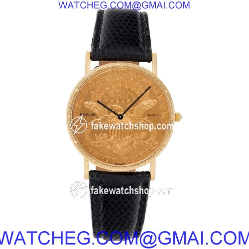 Corum 380684 $20 Coin Quartz Male 18k yellow gold 2