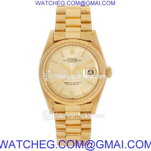 Rolex 1601 Datejust Automatic Male 18k yellow gold 2