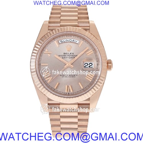 Rolex 228235 Day-Date 40 Automatic Unisex 18k rose gold 2