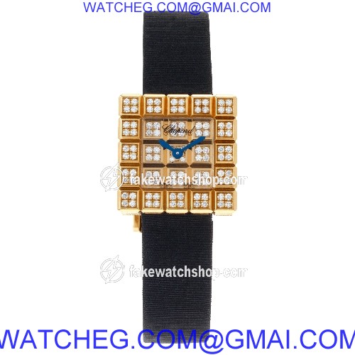 Chopard 13/7003-20 Ice Cube Quartz Female 18k yellow gold 2