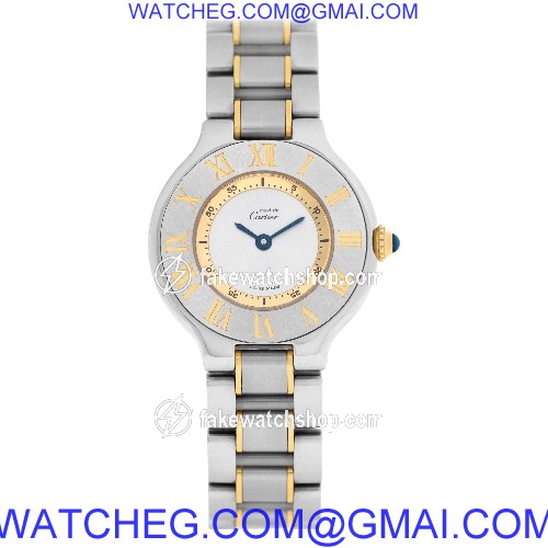 Cartier W10073R6 Must 21 Quartz Female Stainless Steel 2