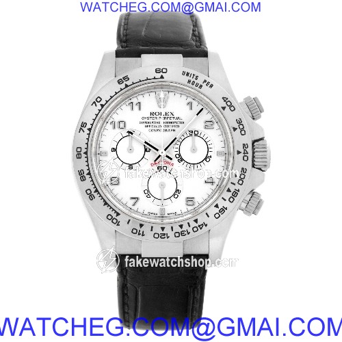 Rolex 116519 Daytona Automatic Male 18k White Gold 2