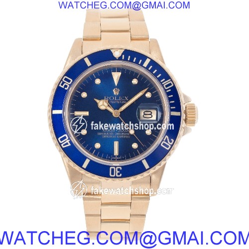 Rolex 16808 Submariner Automatic Male 18k yellow gold 2