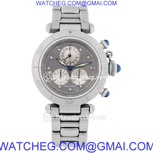 Cartier 1352 1 Pasha 35 Quartz Unisex Stainless Steel 2