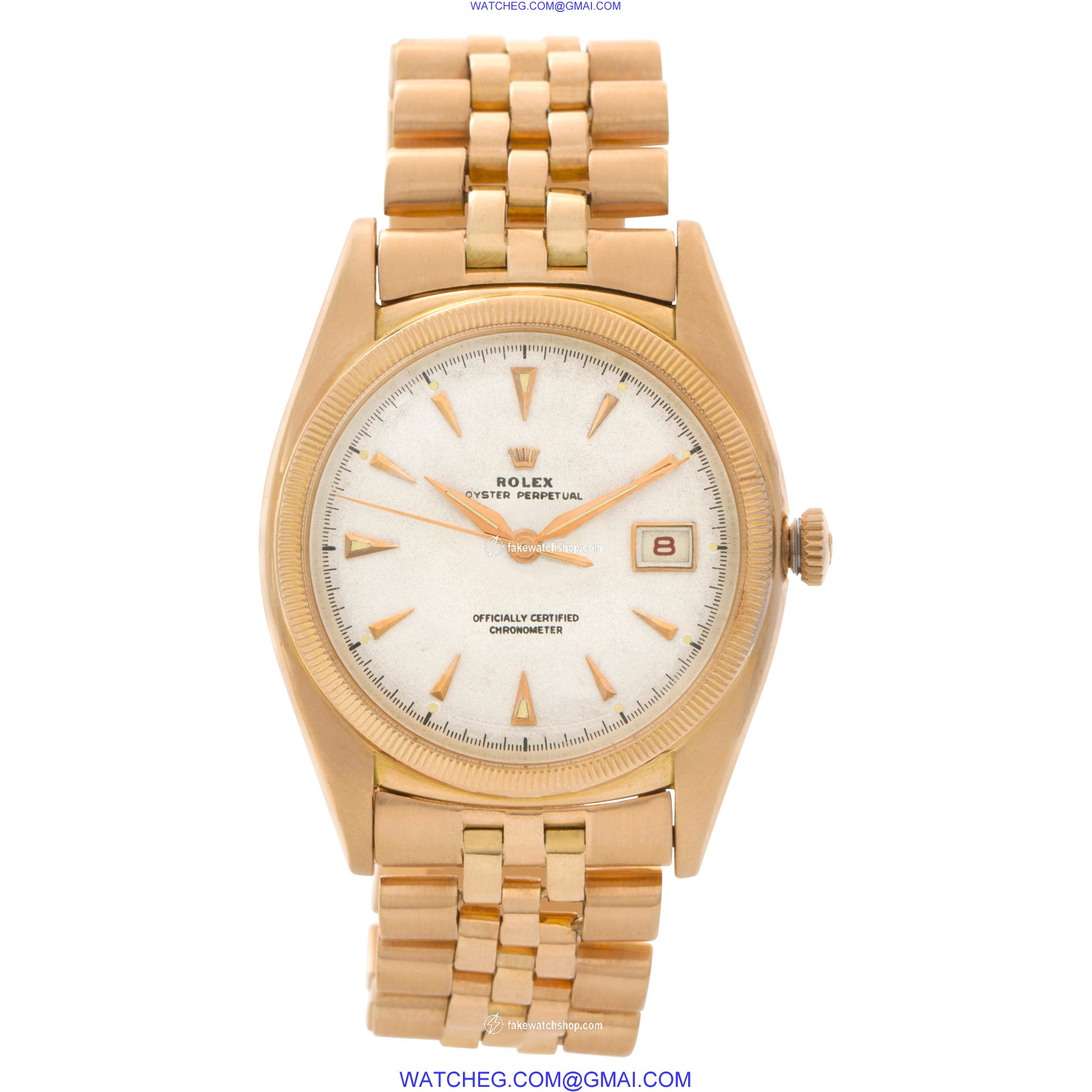 Rolex 6105 Oyster Perpetual Automatic Male 18k yellow gold 2