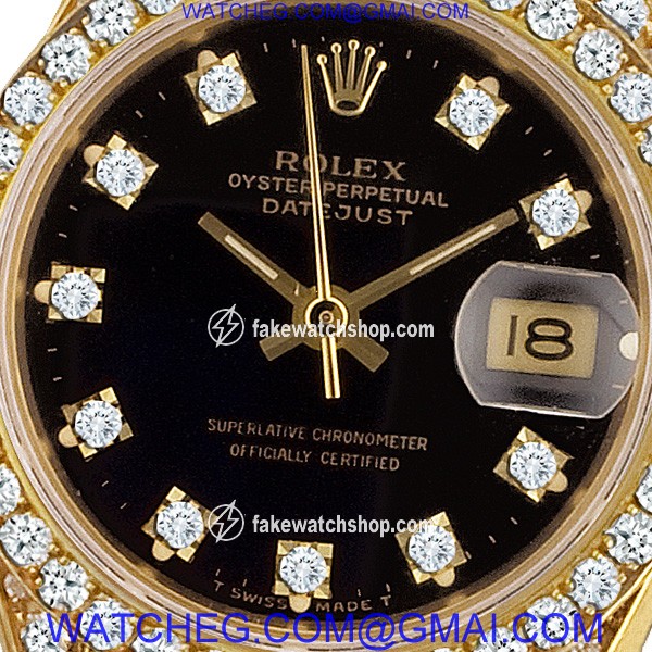 Rolex 69158 Datejust Automatic Female 18k yellow gold 2