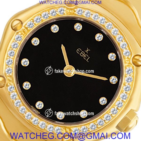 Ebel 1898 Sportwave Quartz Female 18k yellow gold 2