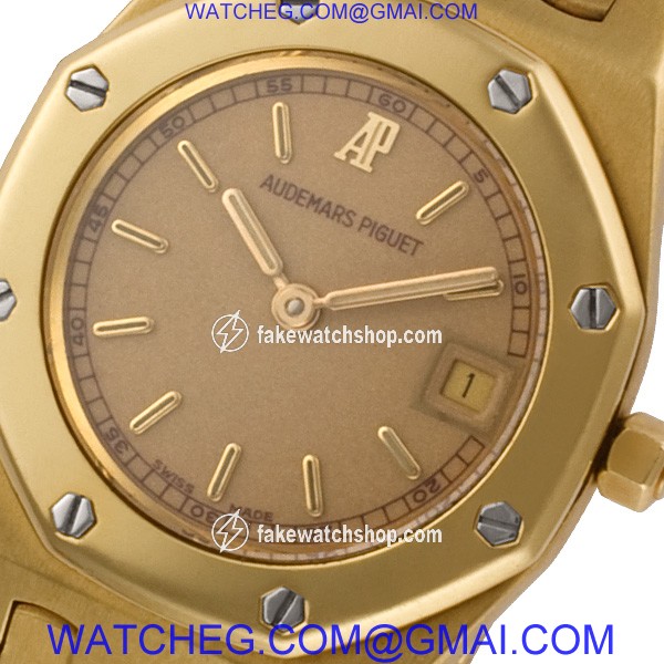 Audemars Piguet c39685 Royal Oak Quartz Female 18k yellow gold 2