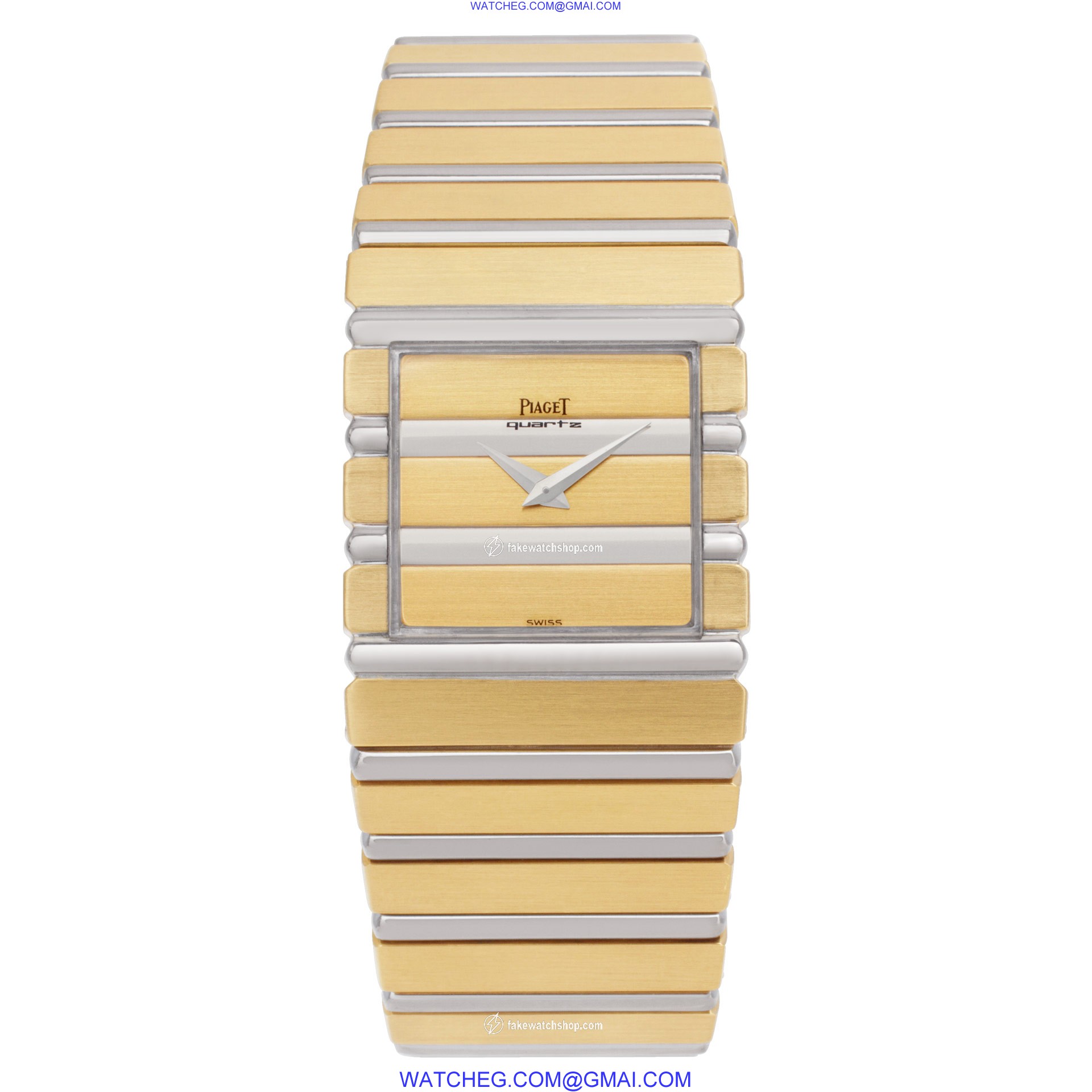 Piaget 7131c701 Polo Quartz Male 18k White & Yellow Gold 2