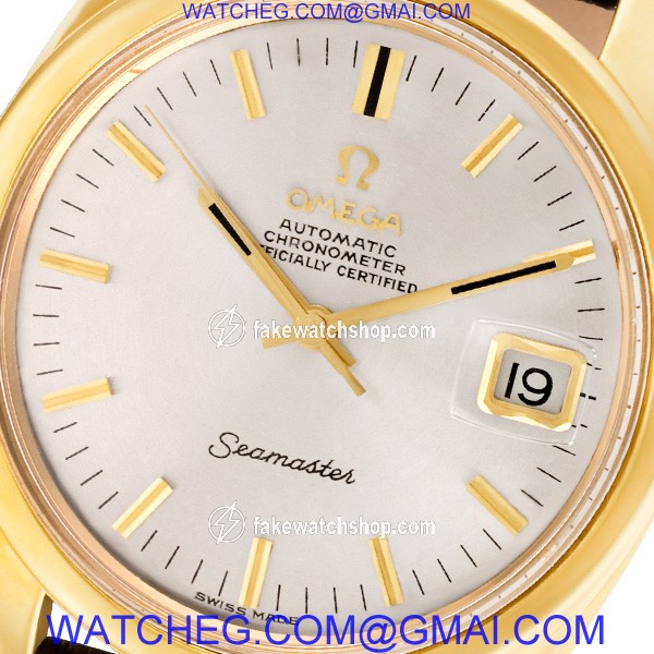 Omega 168 Seamaster Automatic Male 18k yellow gold 2