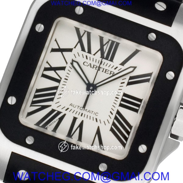 Cartier w20121u2 Santos 100 Automatic Male Stainless Steel 2