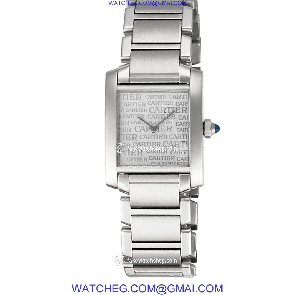 Cartier W51008Q3 Tank Francaise Quartz Female Stainless Steel 2