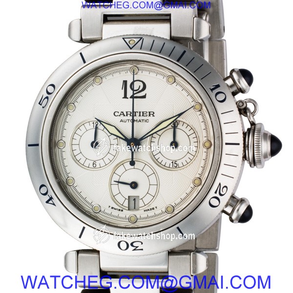 Cartier w31030h3 Pasha Chronograph Automatic Male Stainless Steel 2