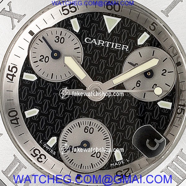 Cartier W10125U2 2424 Chronoscaph 21 Quartz Male Stainless Steel 2
