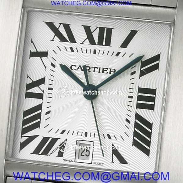 Cartier w51011Q3 Tank Francaise Automatic Male Stainless Steel 2