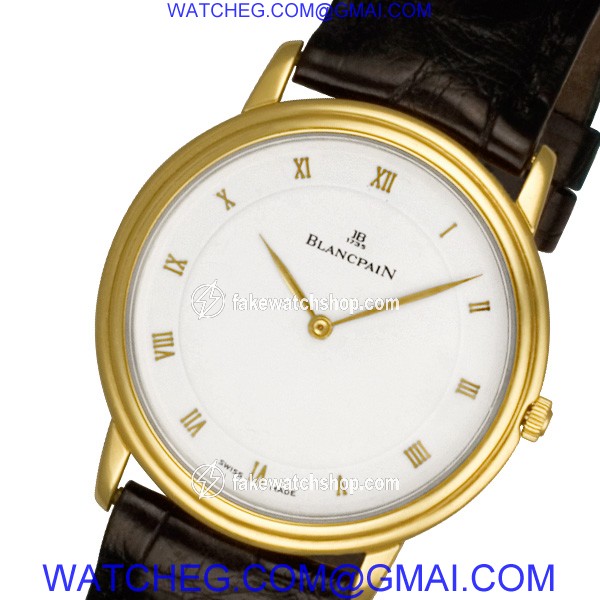 Blancpain 0021 Villeret Manual Male 18k yellow gold 2