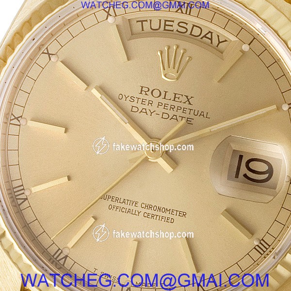 Rolex 18038 Day-Date Automatic Male 18k yellow gold 2