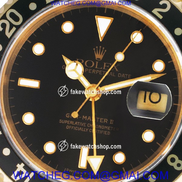 Rolex 16718 GMT-Master II Automatic Male 18k yellow gold 2