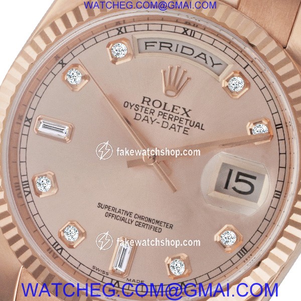 Rolex 118235 Day-Date Automatic Male 18k rose gold 2