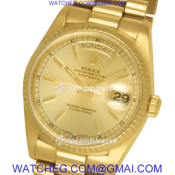 Rolex 18238 Day-Date Automatic Male 18k yellow gold 2