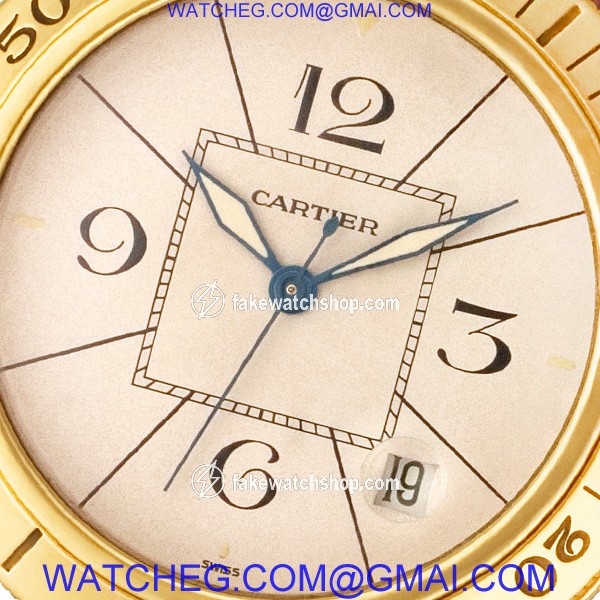 Cartier 1989 Pasha Automatic Male 18k yellow gold 2