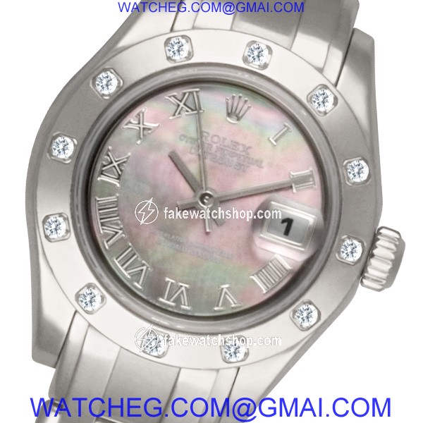 Rolex 80319 Pearlmaster Automatic Female 18k White Gold 2