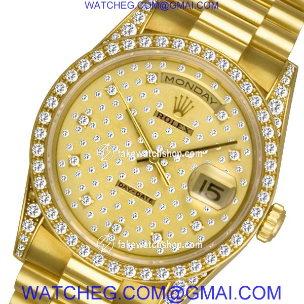 Rolex 18388 Day-Date Automatic Male 18k yellow gold 2