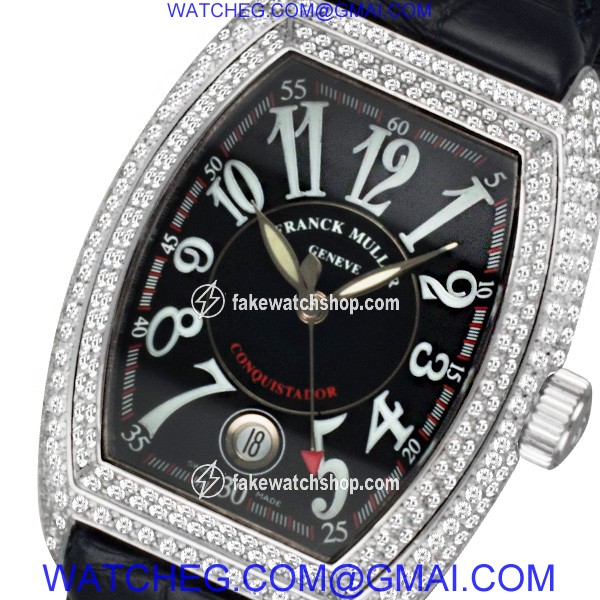Franck Muller MEN SC Conquistador Automatic Unisex 18k White Gold 2