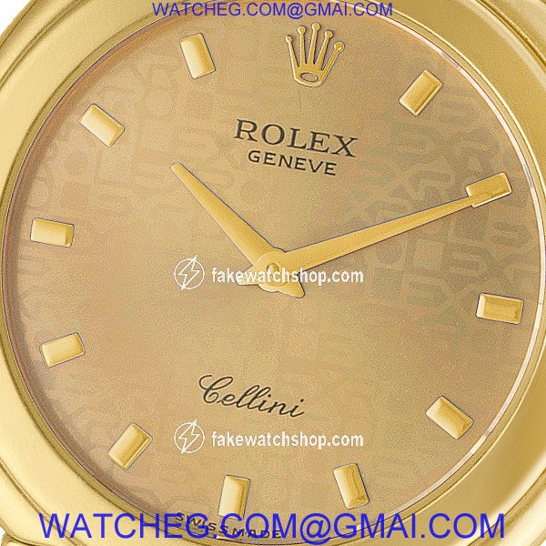 Rolex 6622 Cellini Quartz Male 18k yellow gold 2