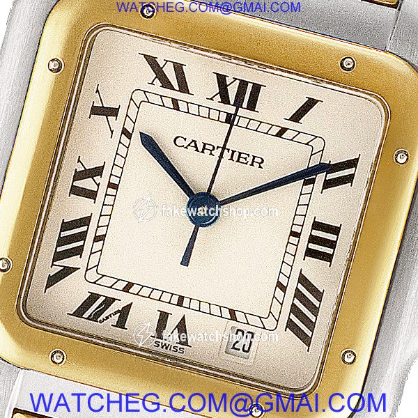 Cartier W25028B Panthere Quartz Male Stainless Steel 2